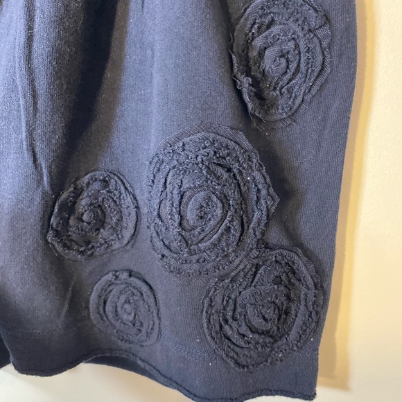 Abercrombie Fitch Blue Mini Skirt With Flower Size Medium Preppy Y2K 90s - Picture 3 of 8